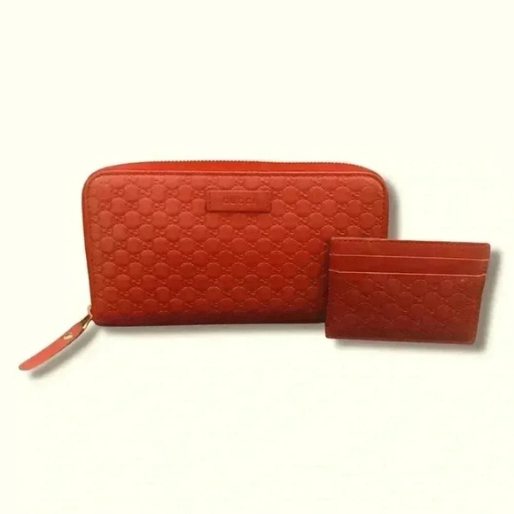 Gucci Wallet & Card Holder Set